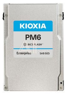KPM61VUG1T60 SSD KIOXIA Enterprise 2,5"(SFF), PM6-V, 1600GB, SAS 24G (SAS-4, 22,5Gbit/s), R4150/W2700MB/s, IOPS(R4K) 595K/265K, MTTF 2,5M, 3DWPD/5Y (Mixed Use), TL