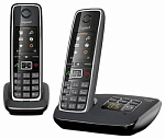 804848 Р/Телефон Dect Gigaset C530A DUO RUS черный (труб. в компл.:2шт) автооветчик АОН 804848 Р/Телефон Dect Gigaset C530A DUO RUS черный (труб. в компл.:2шт) автооветчик АОН