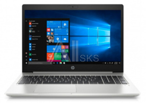 1215431 Ноутбук HP ProBook 450 G7 Core i5 10210U/8Gb/SSD256Gb/Intel UHD Graphics/15.6"/FHD (1920x1080)/Windows 10 Professional 64/silver/WiFi/BT/Cam