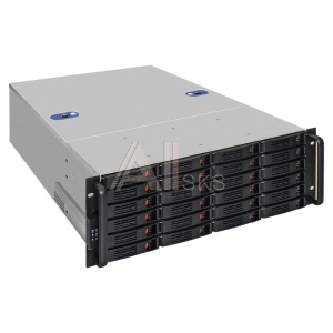 1912584 Exegate EX292426RUS Серверная платформа ExeGate Pro 4U660-HS24 <RM 19", высота 4U, глубина 660, Redundant БП 2x1000W, 24xHotSwap, USB>