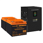 296567 Комплект ИБП EX295998RUS + батарея 40Aч EX282979RUS 2шт (инвертор, синус, для котла, настенный) ExeGate FineSine SX-1500.LCD.AVR.2SH <1500VA/1050W, чи