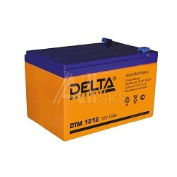 1357255 Delta DTM 1212 (12 А\ч, 12В) свинцово- кислотный аккумулятор
