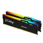 11020915 ОЗУ Kingston FURY Beast EXPO RGB 32Гб (16x2) DIMM DDR5, 5600MT/s, CL36 1.25В, KF556C36BBEAK2-32
