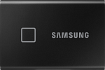 1000575173 Твердотельный накопитель Samsung External SSD T7 Touch, 2000GB, USB Type-C, R/W 1000/1050MB/s, Black