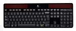 633295 Клавиатура Logitech K750 черный USB беспроводная slim Multimedia
