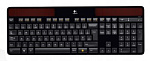633295 Клавиатура Logitech K750 черный USB беспроводная slim Multimedia