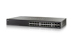 111328 Коммутатор [SG550X-24MP-K9-EU] Cisco SB SG550X-24MP 24-port Gigabit PoE Stackable Switch