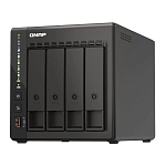 1000700710 Сетевое хранилище без дисков/ SMB QNAP TS-453E-8G NAS, 4-tray w/o HDD. 2xHDMI-port. 4-core Celeron J6412 2-2.6 GHz, 8GB DDR, 2x2.5Gb LAN, 2 x M.2
