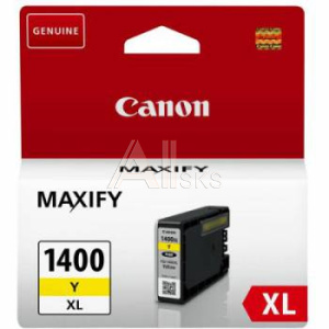279982 Картридж струйный Canon PGI-1400XLY 9204B001 желтый (1200мл) для Canon Maxify МВ2040/2340
