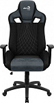 1166033 Кресло игровое Aerocool Earl Steel Blue черный/синий сиденье черный/синий крестов.