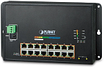 1000572700 Коммутатор Planet коммутатор/ WGS-4215-16P2S IP40, IPv6/IPv4, 16-Port 1000T 802.3at PoE + 2-Port 100/1000X SFP Wall-mount Managed Ethernet Switch (-10 to 60 C, 1000572700 Коммутатор Planet коммутатор/ WGS-4215-16P2S IP40, IPv6/IPv4, 16-Port 1000T 802.3at PoE + 2-Port 100/1000X SFP Wall-mount Managed Ethernet Switch (-10 to 60 C,