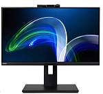 Монитор Acer B248YEbemiqprcuzxv 23,8", 16:9, IPS, FHD, 4ms, 75Hz, 250cd, HDMI, DP, USB, USB-C, CAM, SPK, HAS