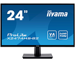23,6 Iiyama ProLite X2474HS-B2 1920x1080@75Гц VA LED 16:9 4ms VGA HDMI DP 80M:1 3000:1 178/178 250cd Tilt Speakers Black