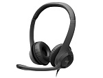 3215501 Гарнитура STEREO H390 BLACK 981-000803 LOGITECH