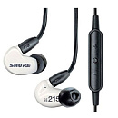 Вставные наушники (затычки) с микрофоном Shure SE215SPE-W-UNI-EFS