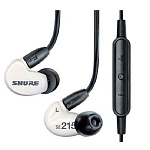 Вставные наушники (затычки) с микрофоном Shure SE215SPE-W-UNI-EFS Вставные наушники (затычки) с микрофоном Shure SE215SPE-W-UNI-EFS