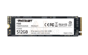 1290512 SSD жесткий диск M.2 2280 512GB P300 P300P512GM28 PATRIOT
