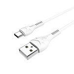 1882903 HOCO HC-10512 X37/ USB кабель Type-C/ 1m/ 2.4A/ White