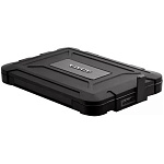 11010792 Корпус A-DATA Внешний для жесткого диска 2.5"" ADATA External Enclosure ED600 AED600U31-CBK USB 3.1, For SSD, HDD 7mm&9.5mm, IP54, Black, Retail"