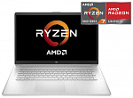 1551468 Ноутбук HP 17-cp0093ur Ryzen 7 5700U 16Gb SSD1Tb AMD Radeon 17.3" IPS FHD (1920x1080) Windows 10 Home silver WiFi BT Cam