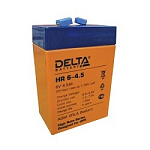 1372636 Delta HR 6-4.5 (4.5 А\ч, 6В) свинцово- кислотный аккумулятор