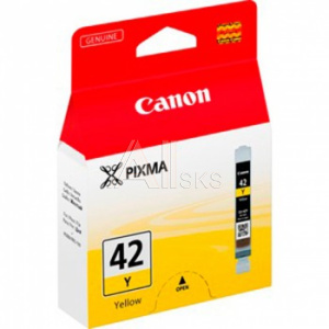 806129 Картридж струйный Canon CLI-42Y 6387B001 желтый (284стр.) для Canon PRO-100