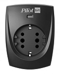 1033619 Сетевой фильтр Pilot Bit (1 розетка) черный (коробка)