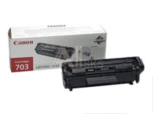 49095 Картридж лазерный Canon 703 7616A005 черный (2000стр.) для Canon LBP-2900/3000