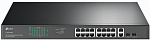 1000603278 Коммутатор TP-Link Коммутатор/ 18-port gigabit Unmanaged switch with 16 PoE+ ports, 18 10/100/1000Mbps RJ-45 port, 2 combo SFP ports
