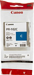 839788 Картридж струйный Canon PFI-102C 0896B001 голубой (130мл) для Canon iPF510/605/610/650/655/750/760/765