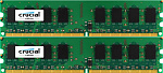 1000517873 Память оперативная Crucial 8GB Kit (4GBx2) DDR4 3200 MT/s (PC4-25600) CL22 SR x16 Unbuffered DIMM 288pin