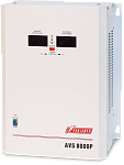 1000425537 Стабилизатор POWERMAN AVS 8000P, ступенчатый регулятор, цифровые индикаторы уровней напряжения, 8000ВА, 110-260В, максимальный входной ток 50А,