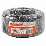 11046748 Rexant (01-0045-50) Кабель витая пара U/UTP, CAT 5e, PE, 4PR, 24AWG, OUTDOOR, SOLID, черный, 50м,
