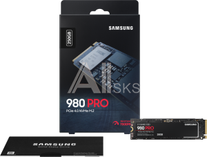 1000595765 Твердотельный накопитель Samsung SSD 250GB 980 PRO, V-NAND 3-bit MLC, Elpis, M.2 (2280) PCIe Gen 4.0 x4, NVMe 1.3c, R6400/W2700, IOPs 500 000/600 000