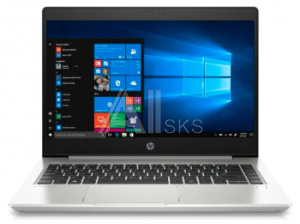 1382903 Ноутбук HP ProBook 445 G7 Ryzen 7 4700U/8Gb/SSD256Gb/AMD Radeon/14" UWVA/FHD (1920x1080)/Free DOS/silver/WiFi/BT/Cam