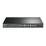 1000749105 Коммутатор TP-Link Коммутатор/ JetStream 28-port Gigabit L2+ Managed Switch with 24-port PoE+, PoE budget up to 384W, support SDN