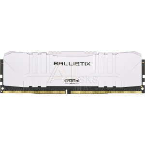 1289700 Модуль памяти CRUCIAL Ballistix Gaming DDR4 Общий объём памяти 16Гб Module capacity 16Гб Количество 1 3000 МГц Множитель частоты шины 15 1.35 В белый