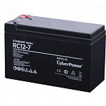 1740421 CyberPower Аккумуляторная батарея RC 12-7 12V/7Ah {клемма F2, ДхШхВ 151х65х94 мм, высота с клеммами 102, вес 2кг, срок службы 6 лет} 1740421 CyberPower Аккумуляторная батарея RC 12-7 12V/7Ah {клемма F2, ДхШхВ 151х65х94 мм, высота с клеммами 102, вес 2кг, срок службы 6 лет}
