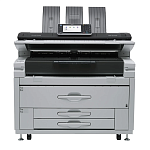 Инженерная система Ricoh MP W7100SP 36" (914 мм) 5 стр/мин (A0); 10 стр/мин (A1), докупить тонер 821021 (1шт), девелопер B1259640 (2шт), (Официальна