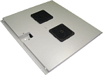 TWT-CBE-FAN2-8 Блок 2-х вентиляторов в крышу шкафа Eco глубиной 800 мм