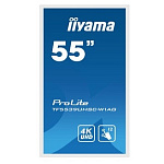1954576 LCD Iiyama 55'' TF5539UHSC-W1AG белый {IPS 3840x2160 500cd 1100:1 24/7 2xHDMI DisplayPort USB D-Sub VESA600x400 Speakers 41kg}