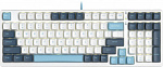 2000135 Клавиатура A4Tech Fstyler FS300 механическая белый/синий USB for gamer LED (FS300 PANDA SNOWBOARDING)