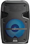 1455413 Минисистема Denn DBS808 черный 20Вт FM USB BT micro SD
