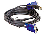 DKVM-CU D-Link KVM Cable with VGA and USB connectors for DKVM-4U, 1.8m