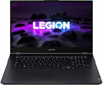 1495590 Ноутбук Lenovo Legion 5 17ITH6 Core i7 11800H 16Gb SSD1Tb NVIDIA GeForce RTX 3050 4Gb 17.3" IPS FHD (1920x1080) Windows 10 dk.blue WiFi BT Cam