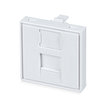 Вставка 45x45 Cabeus FP-45-1M Вставка 45x45 (Mosaic) для 1 модуля формата Keystone Jack Вставка 45x45 Cabeus FP-45-1M Вставка 45x45 (Mosaic) для 1 модуля формата Keystone Jack