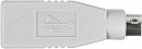 841870 Переходник Ningbo MD6M PS/2 (m) USB A(f) (USB013A) серый