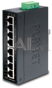 1000459279 Коммутатор Planet коммутатор/ IP30 Slim type 8-Port Industrial Gigabit Ethernet Switch (-40 to 75 degree C)