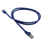 LAN-PC45/S5E-2.0-BL Патч-корд LANMASTER LSZH FTP кат.5e, 2.0 м, синий