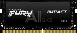 1000632884 Память оперативная/ Kingston 16GB 2666MHz DDR4 CL16 SODIMM FURY Impact
